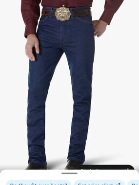 Men's Wrangler Slim Fit Jeans indigo Blue Denim 2 pair.NEW NEVER BEEN WORN.NWOT